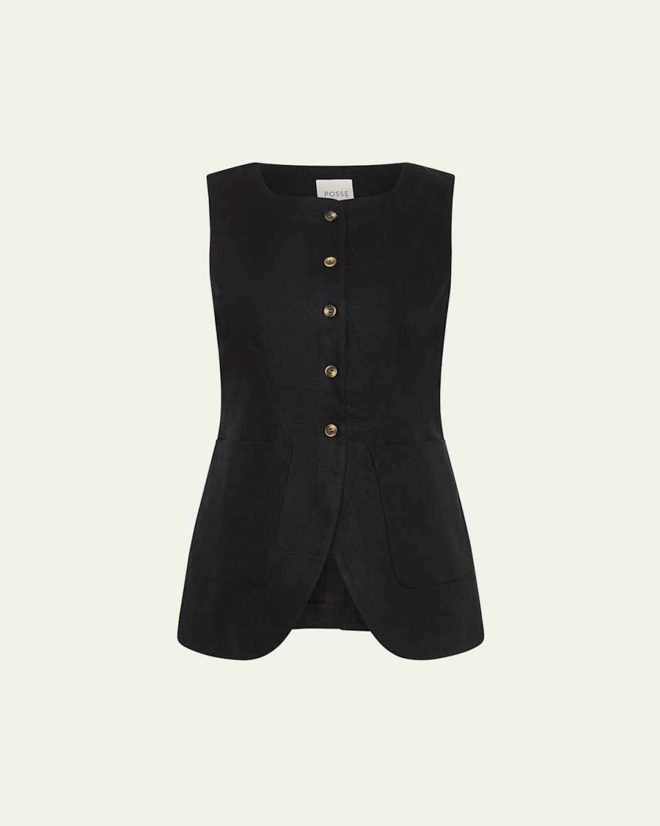 Emma Linen Vest
